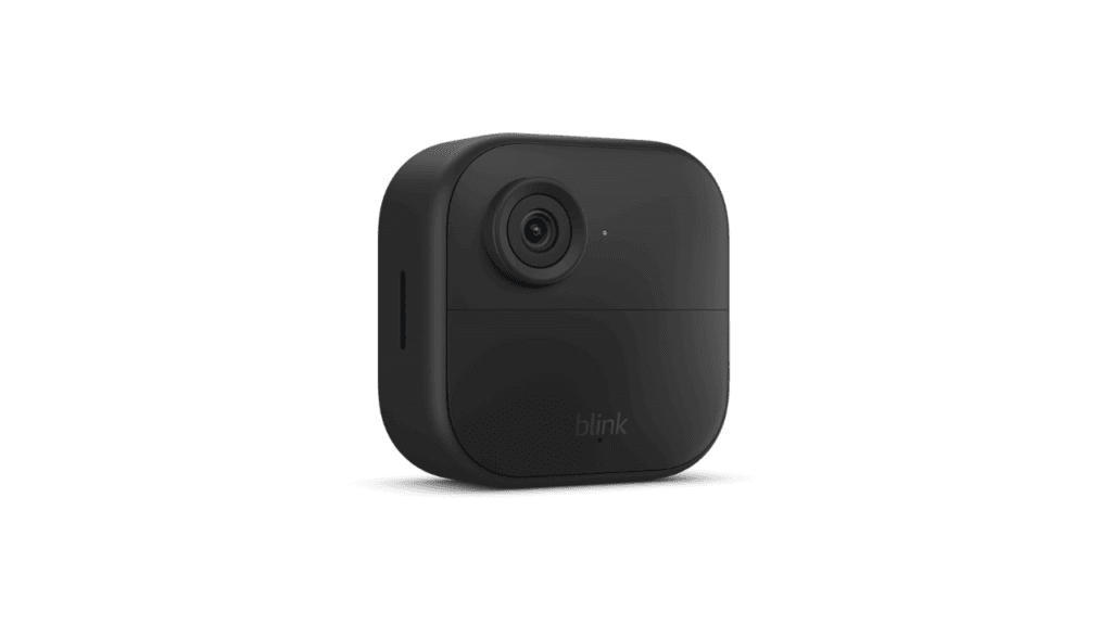 Blink Outdoor 4 – Wireless smart security camera two year battery 1080p HD day and infrared night live view two way talk – Add on camera Sync Module required