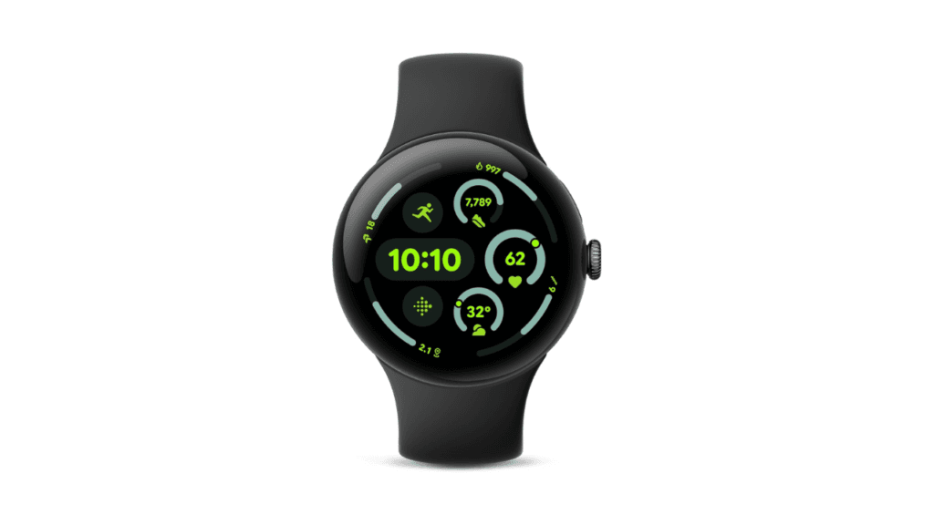 Google Pixel Watch 3 45mm Latest Model Android Smartwatch Heart Rate Tracking Fitbit Advanced Running Fitness Insights 24 Hour Battery Matte Black Aluminum Case Obsidian Band LTE