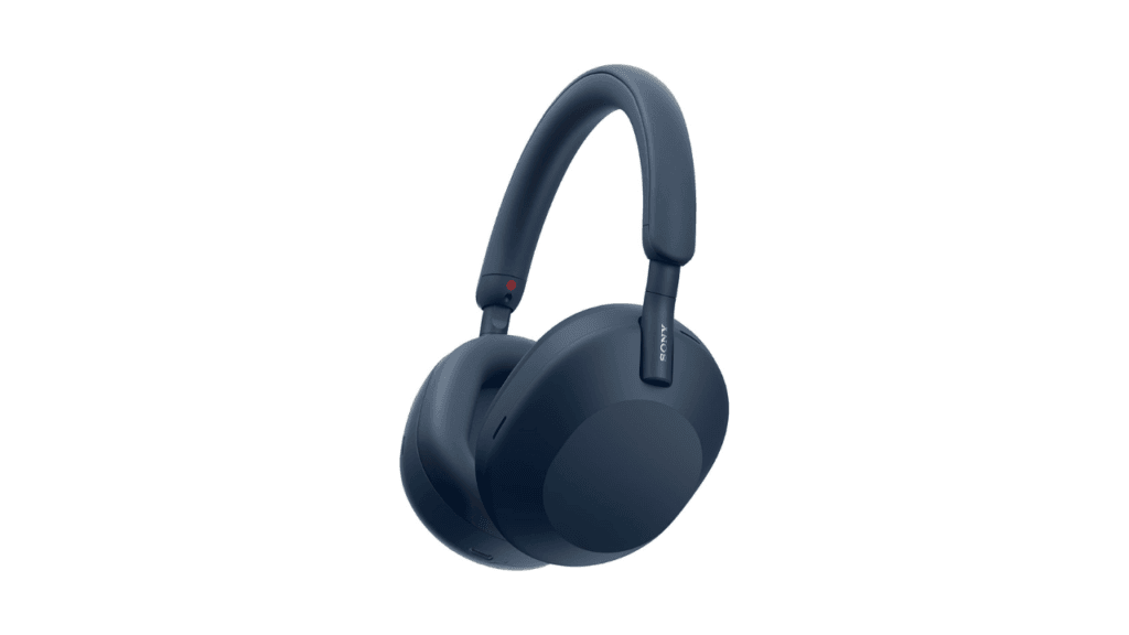 Sony WH 1000XM5 The Best Wireless Noise Canceling Headphones Made Of Soft Fit Synthetic Leather Integrated Processor V1 With 4 Beamforming Microphones Up To 30 Hour Battery Life Midnight Blue