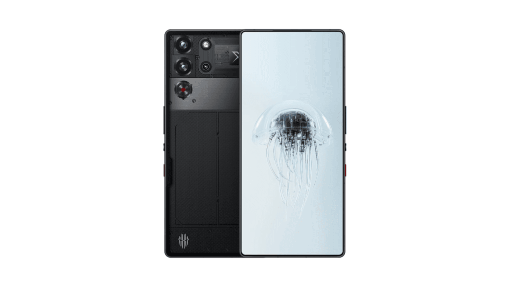 REDMAGIC 10 Pro Smartphone 5G 144Hz Gaming Phone 6.85 FHD Under Display Camera 7050mAh Android Phone Snapdragon 8 Elite 16512GB 80W Charger Dual Sim Unlocked Phone Transparent