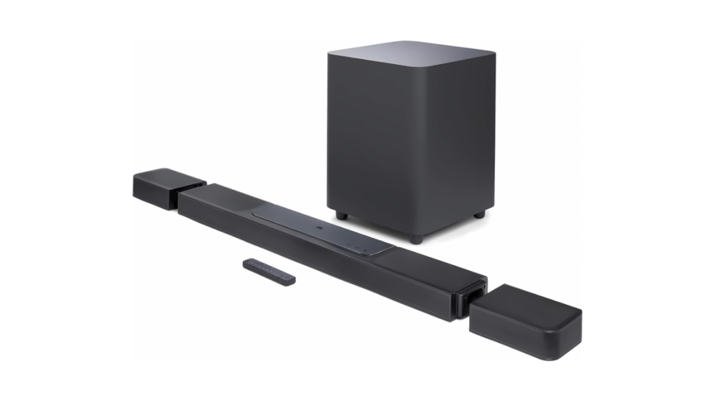 JBL Bar 1300X 11.1.4 Channel soundbar with Detachable Surround Speakers MultiBeam™ Dolby Atmos® and DTSX® Black