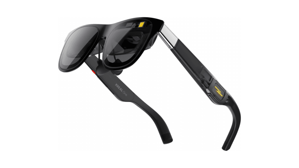 XREAL One AR Glasses with X1 Chip Native 3 DoF 147 50°FOV 120Hz HD Display Renowned Audio 3 Adjustable Lens Transparency Compatible with iPhone 1615 Steam Deck ROG Mac PC Android iOS