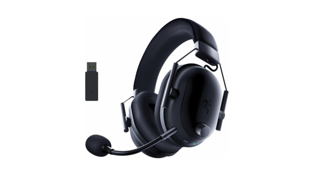 Razer BlackShark V2 Pro Wireless Gaming Headset 2023 Edition Detachable Mic Pro Tuned FPS Profiles 50mm Drivers Noise Isolating Earcups wUltra Soft Memory Foam 70 Hr Battery Life Black