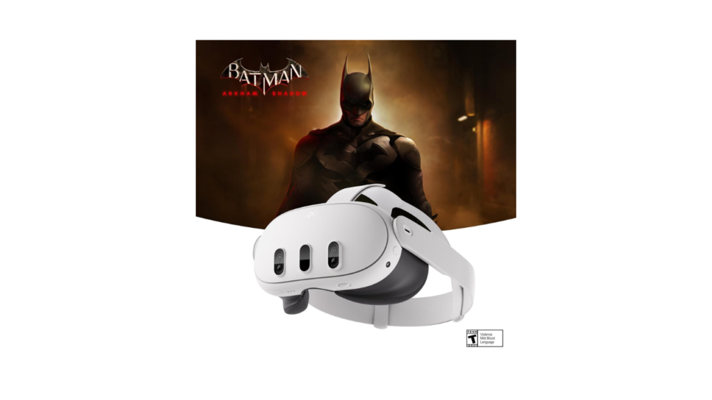 Meta Quest 3 512GB — The Most Powerful Quest — Ultimate Mixed Reality Experiences — Get Batman Arkham Shadow and a 3 Month Trial of Meta Quest Included