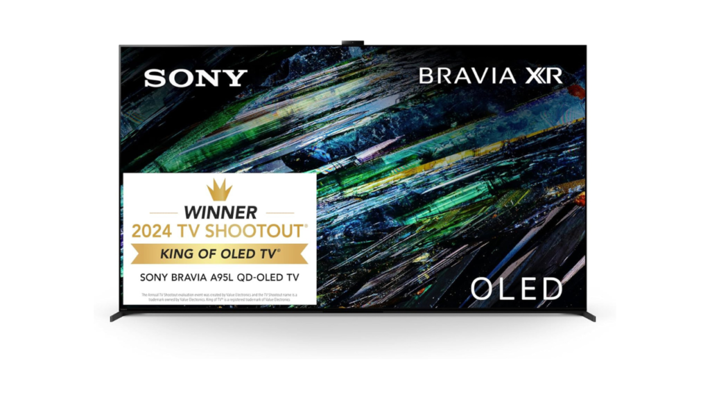 Sony QD OLED 65 inch BRAVIA XR A95L Series 4K Ultra HD TV Smart Google TV with Dolby Vision HDR and Exclusive Gaming Features for The PlayStation® 5 XR65A95L Latest ModelBlack