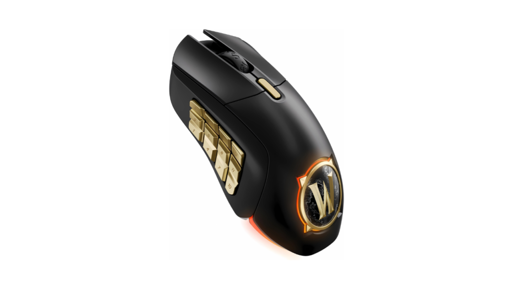 SteelSeries Aerox 9 Wireless World of Warcraft Edition — Free in Game Item — MMO Gaming Mouse — 18 Programmable Buttons — Lightweight — Bluetooth2.4GHz — 18K DPI TrueMove Air Sensor